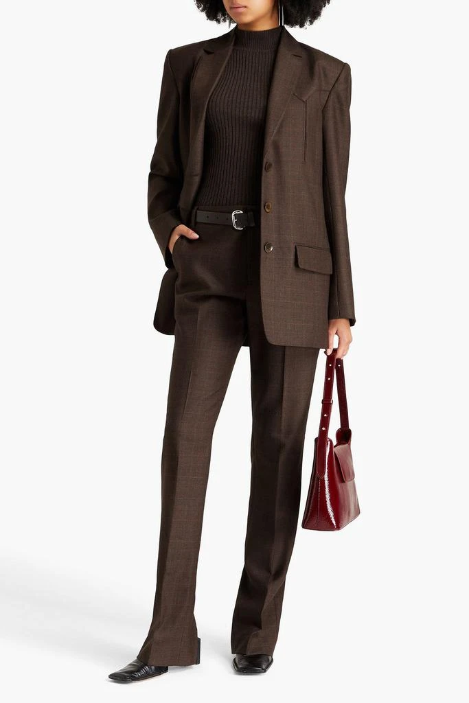 Tibi Checked wool slim-leg pants 2