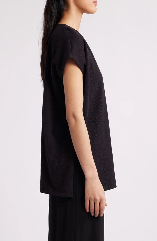 Eileen Fisher Cap Sleeve Boxy Tunic Top 3