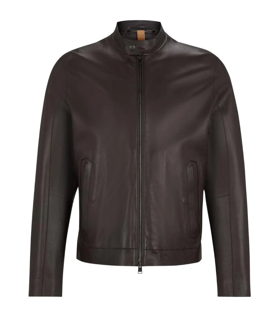 Hugo Boss Lamb Leather Jacket 1