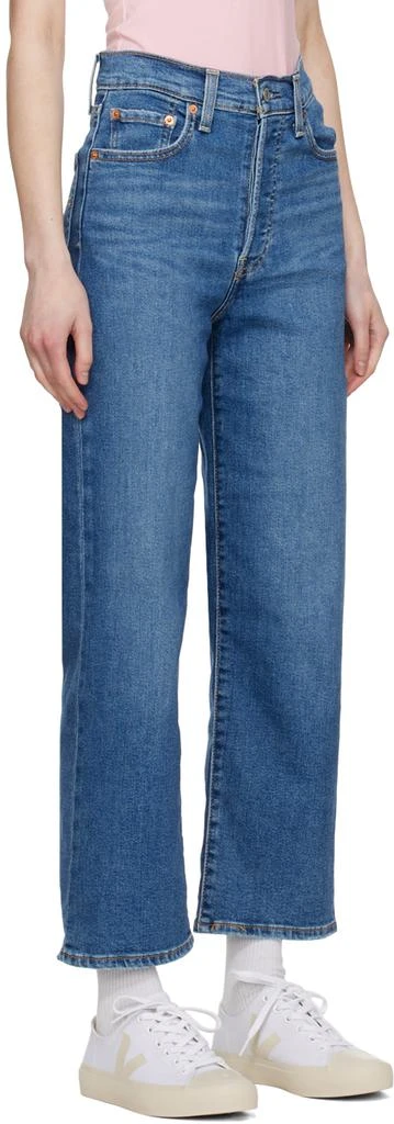 Levi's Blue Ribcage Jeans 2