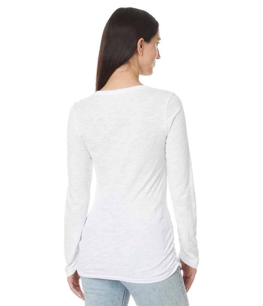 Mod-o-doc Long Sleeve Twisted Scoop Neck Tee 2
