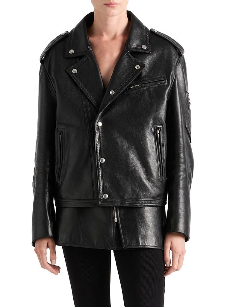 Prada Leather Biker Jacket - Jackets - Compare Prices from 7+