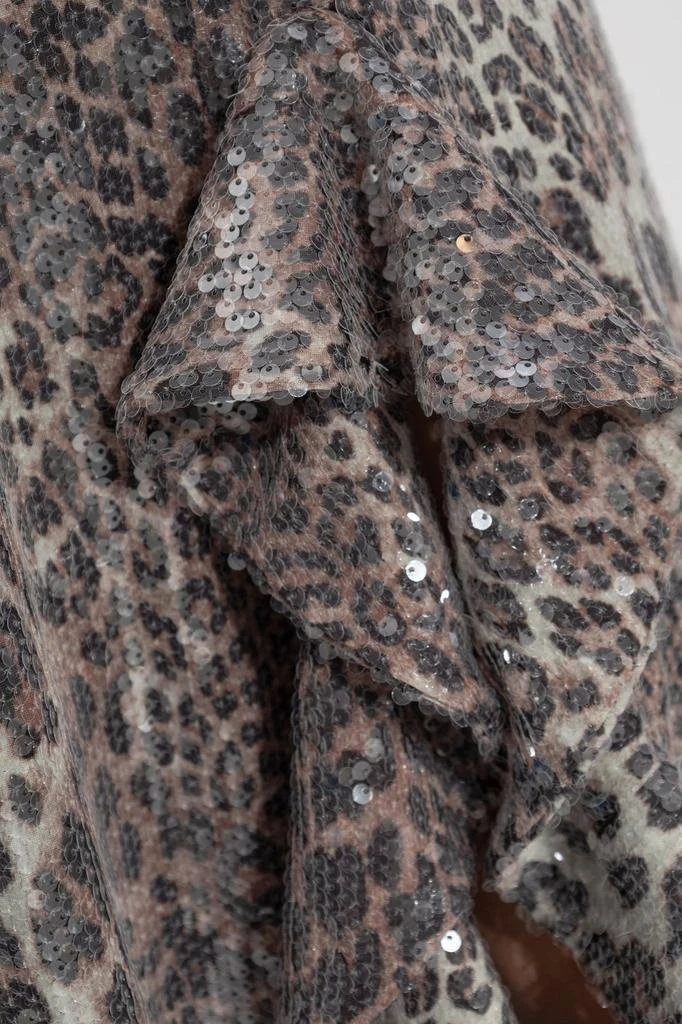 Ganni Ganni Leopard Printed Maxi Dress 5