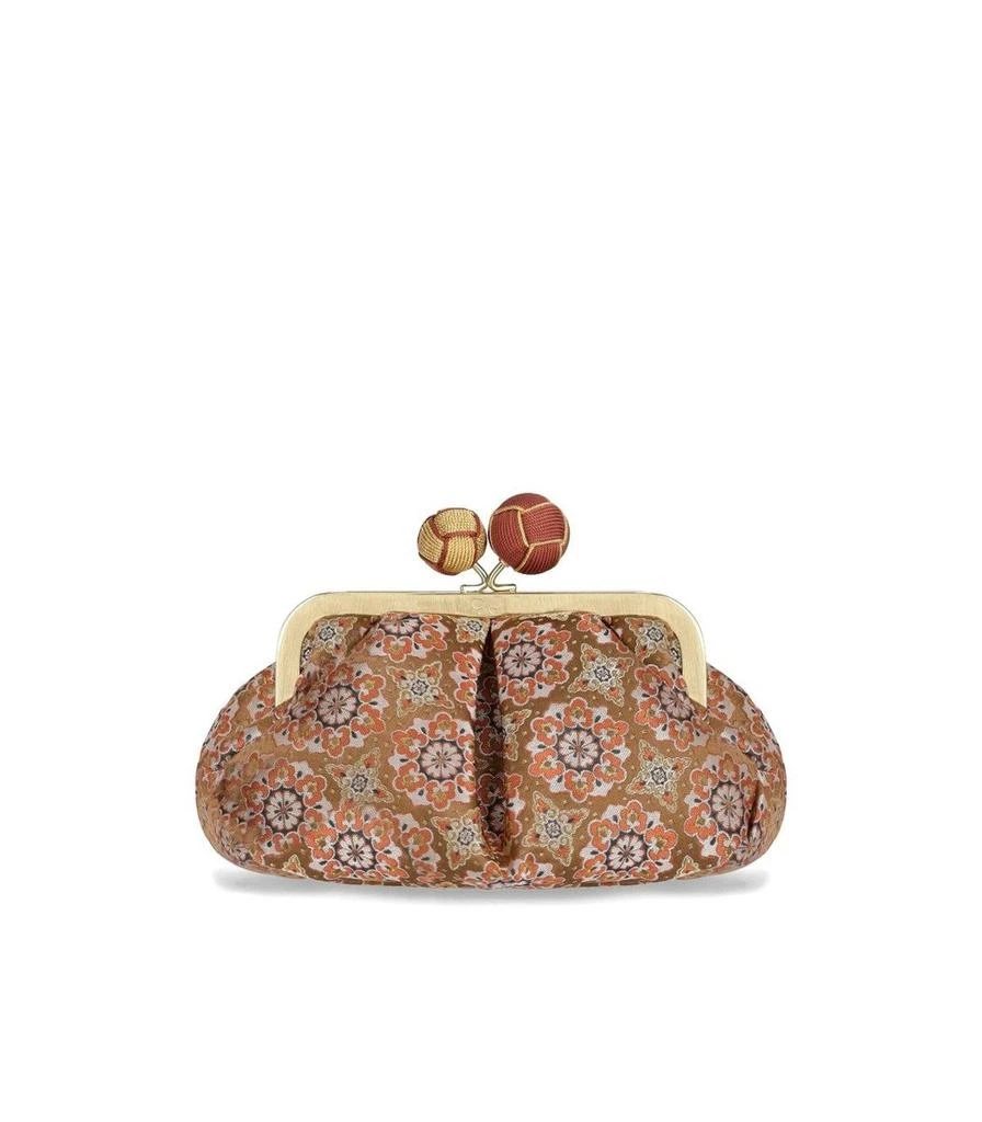 Weekend Max Mara Weekend Max Mara Pasticcino Treasure Of Japan Small Camel Clutch Bag 2