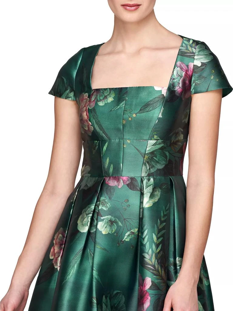 Kay Unger Tierney Tea-Length Dress 5