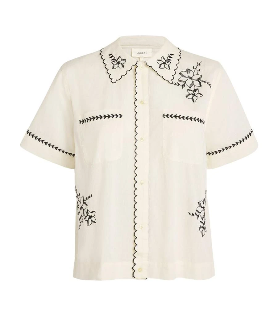 The Great Cotton Embroidered Bowling Shirt 1