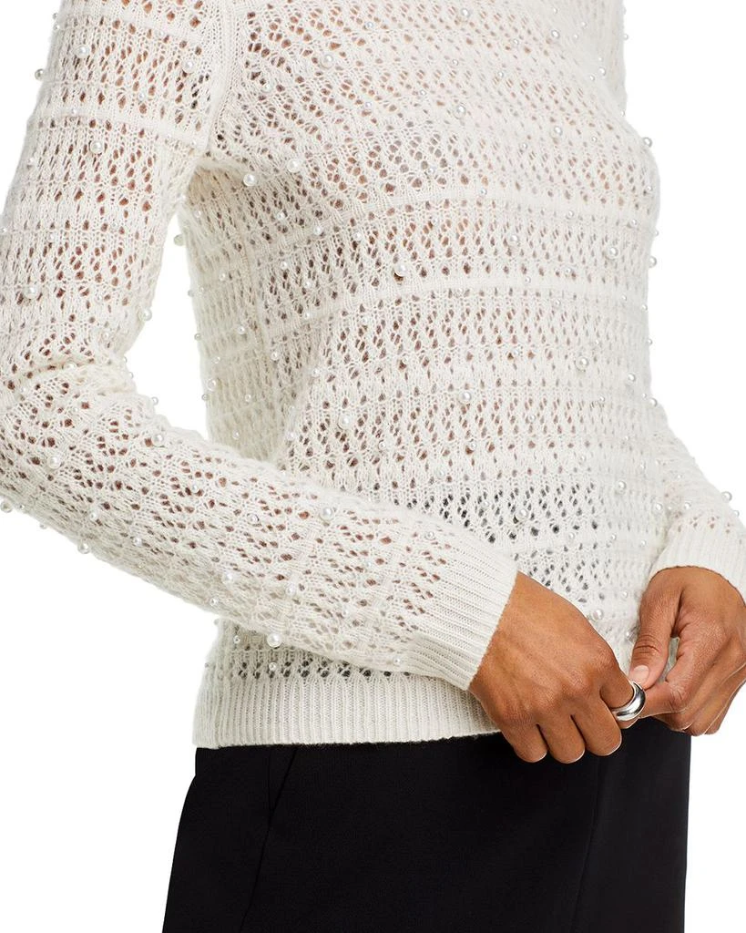 AQUA Embellished Crewneck Sweater - Exclusive 4