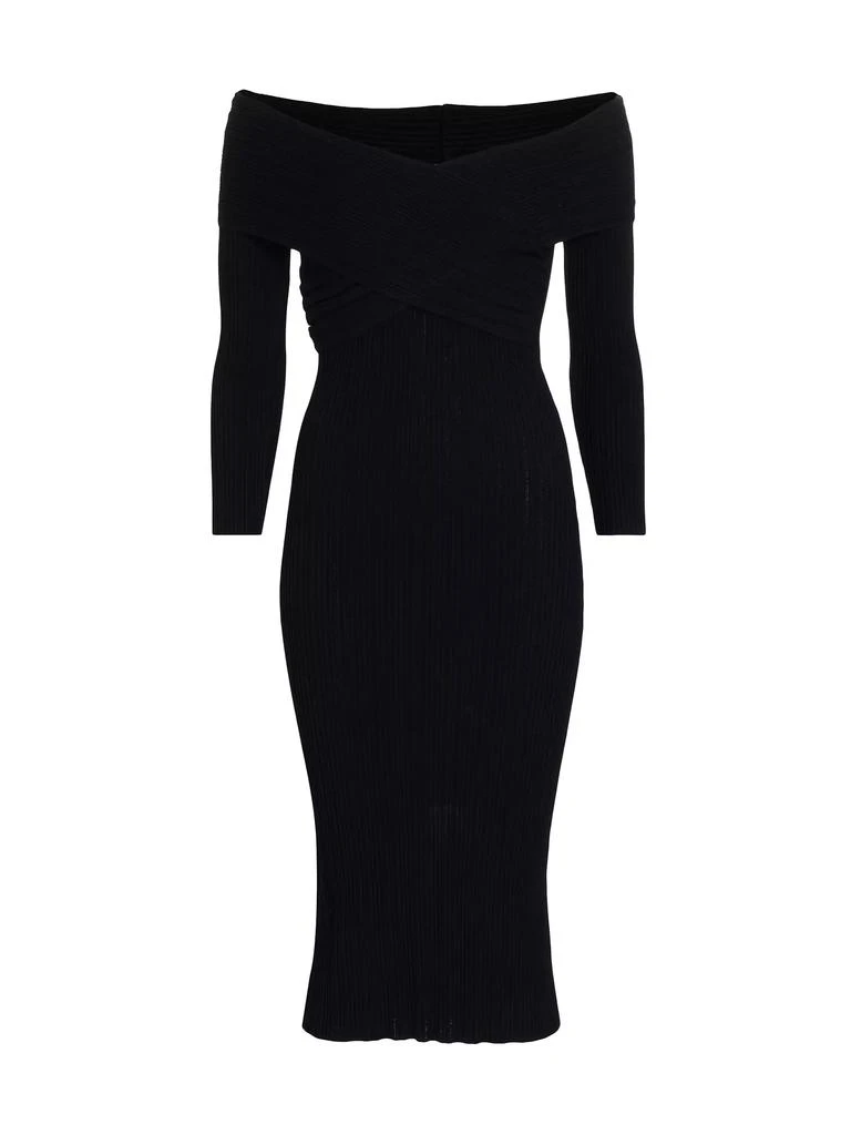 VERONICA BEARD Soraya Off-The-Shoulder Body-Con Dress 1