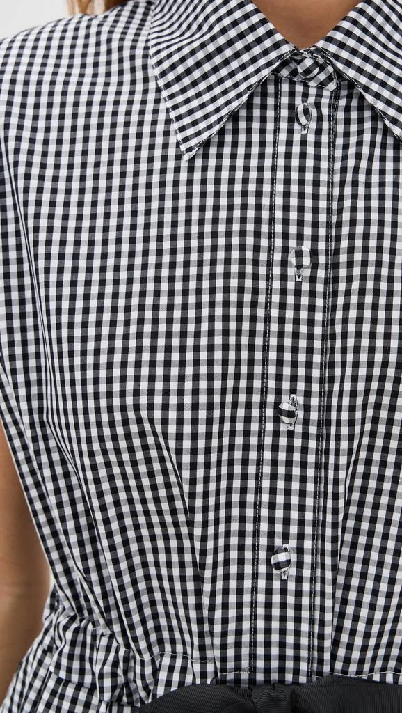 Sea Neci Gingham T-Shirt Bubble Mini Dress 5