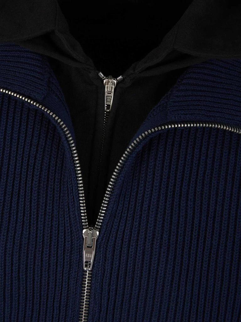Balenciaga Balenciaga Layered Zip-Up Knitted Hoodie 3