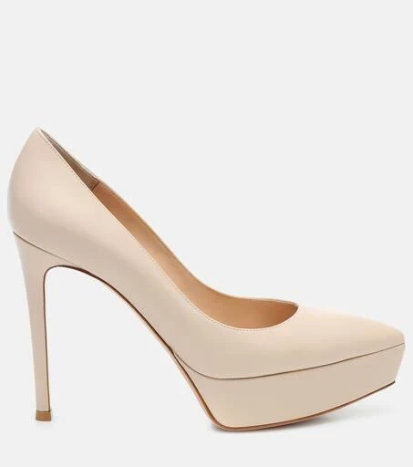 Gianvito Rossi Dasha leather pumps 5