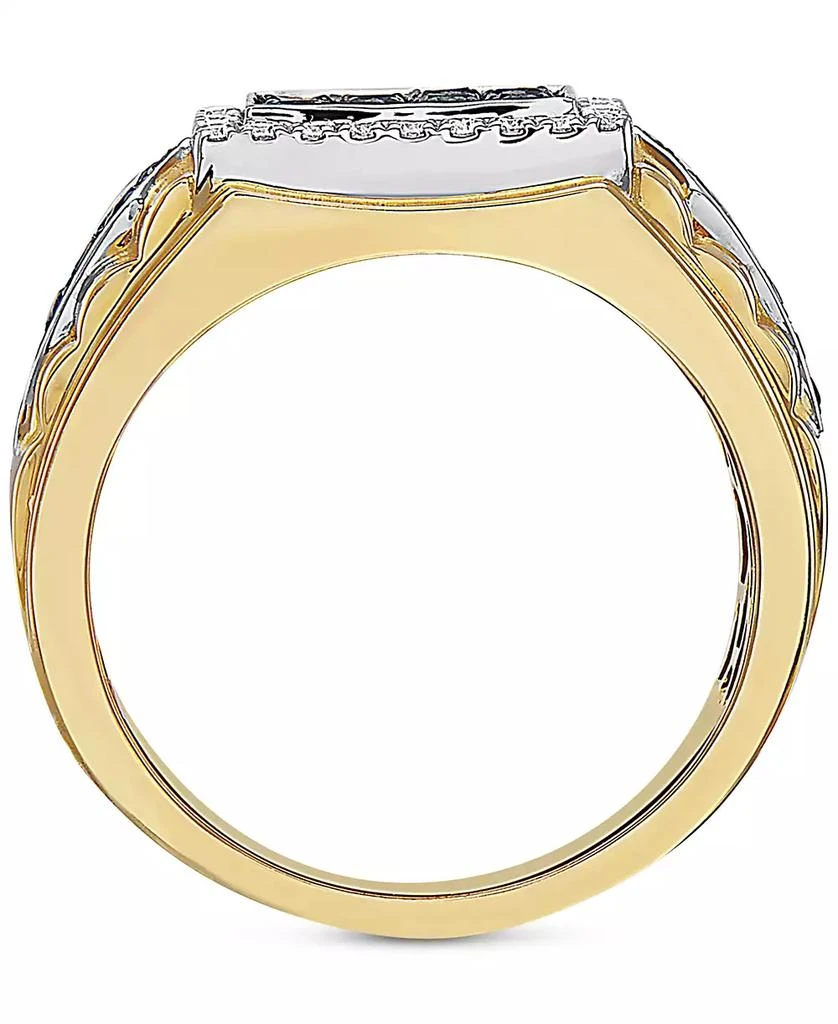 Effy EFFY® Men
s Diamond Cluster Ring (1 ct. t.w.) in 14k Gold 
White Gold 3