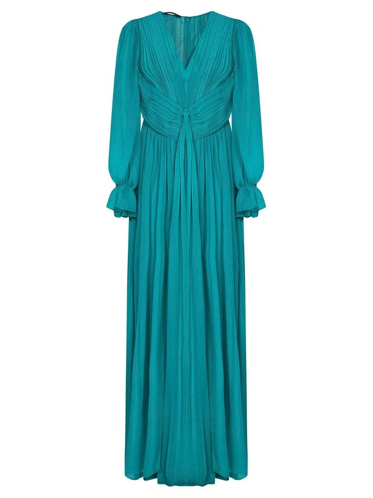 open lace back dress Petal & Pup Women's Naira Pleated Maxi Dress