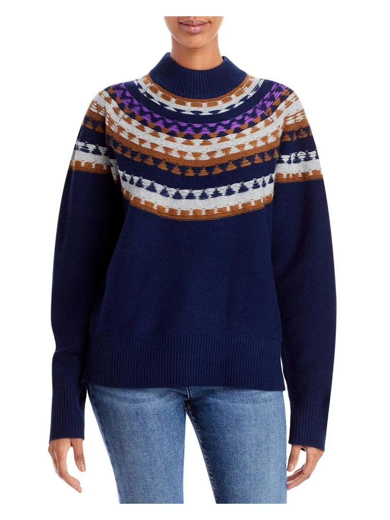 Theory | Womens Fairisle Wool Blend Pullover Sweater