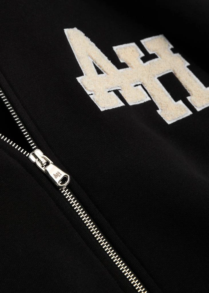 ANNIE HOOD Logo hooded cotton sweatshirt 5