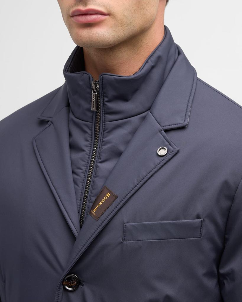 MooRER Men's Tech Blazer with Removable Bib