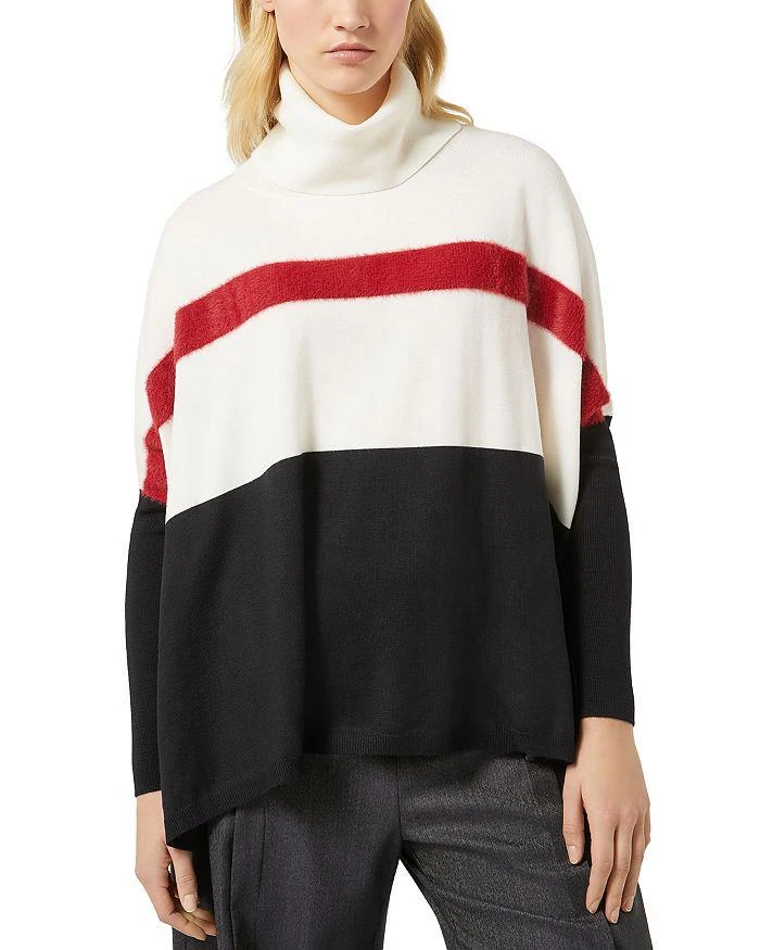 Marina Rinaldi Plus Agrume Poncho Sweater 1