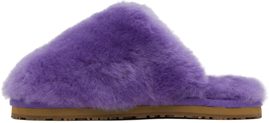 Mou Purple Shearling Slippers 3