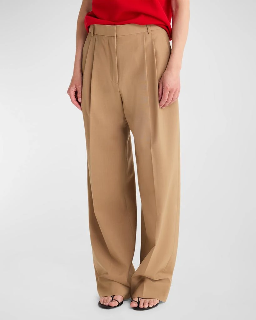 Rohe Pleated Wide-Leg Trousers 4