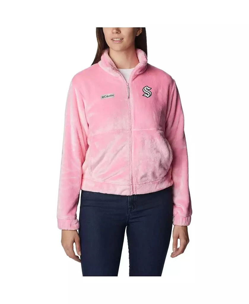 Columbia Women's Pink Seattle Kraken Fire Side Full-Zip Jacket 1