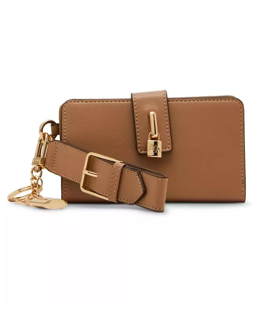 Anne Klein 2 Piece Lock Wristlet Gift Set with Bag Charm 3
