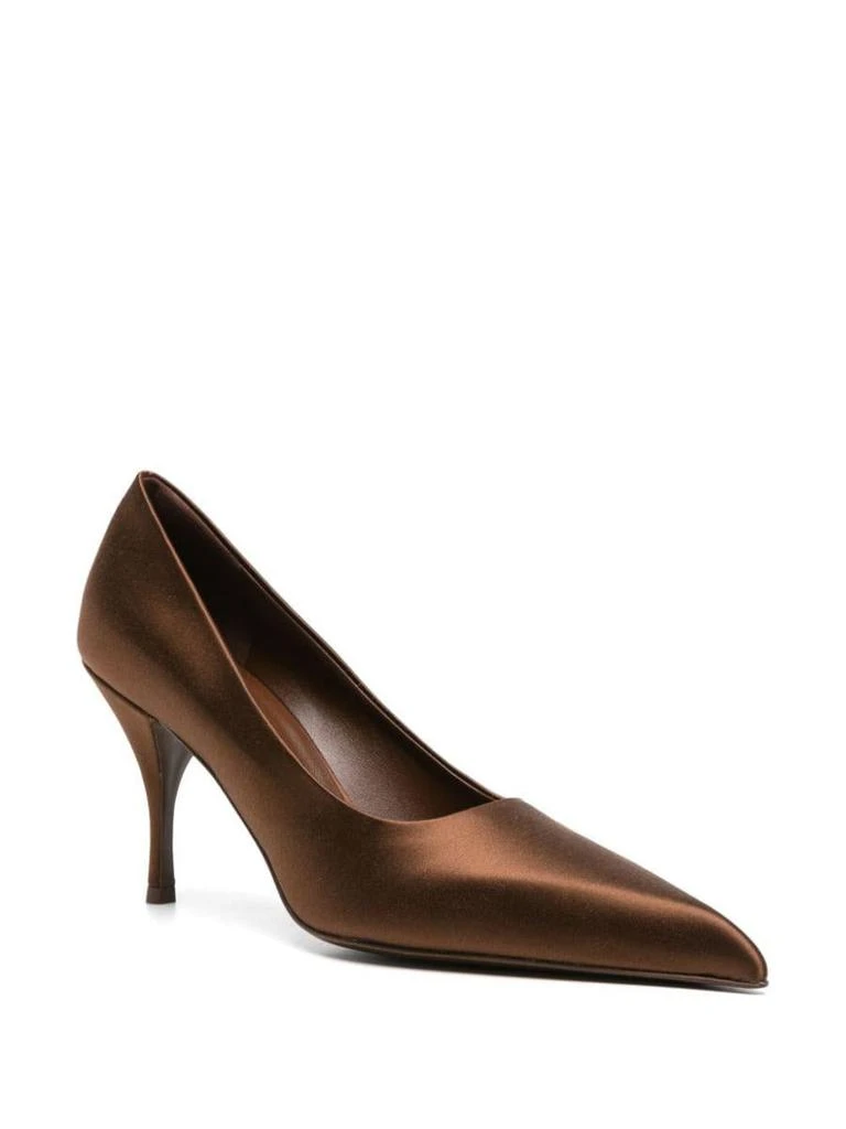 Prada Prada Pointed-Toe Satin Pumps 2