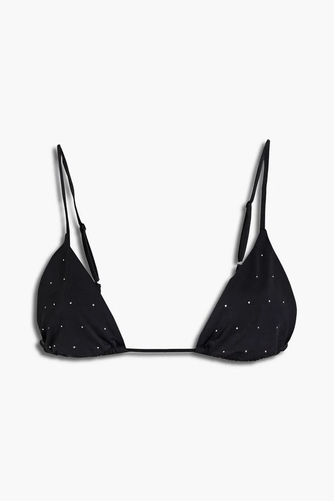 Onia Alexa embellished triangle bikini top 1