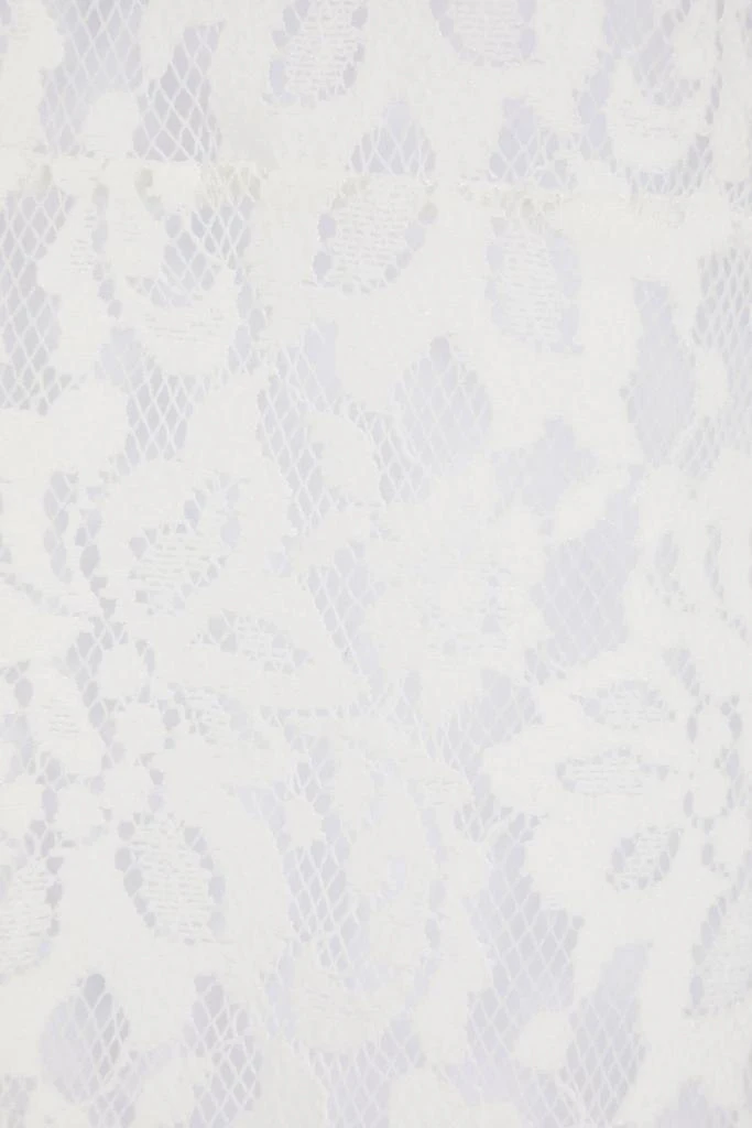 3.1 PHILLIP LIM Crepe de chine-paneled flocked lace blouse 4