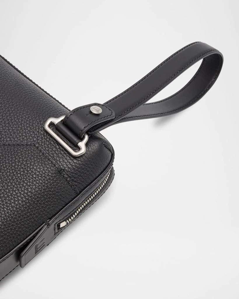 Dunhill Men's 1893 Harness City Leather Messenger Bag 6