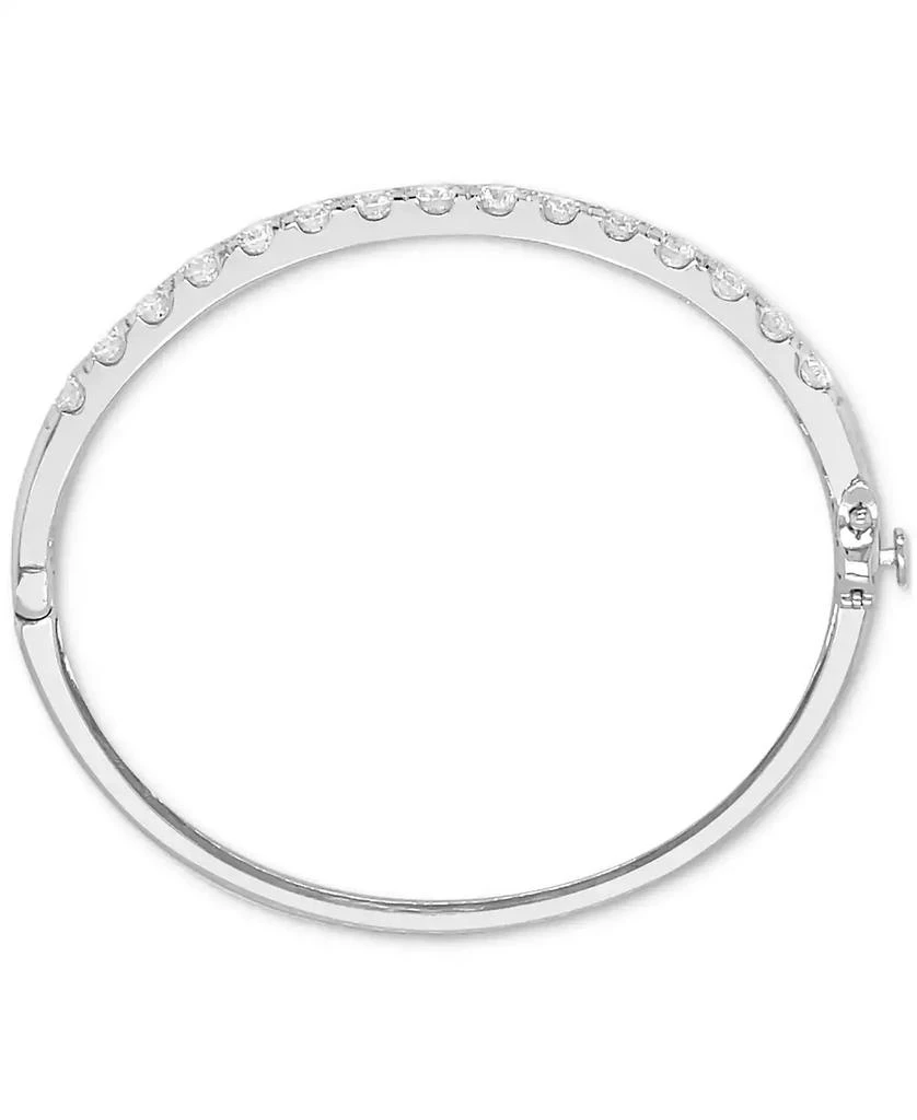 Badgley Mischka Lab Grown Diamond Bangle Bracelet (5 ct. t.w.) in 14k White Gold 4