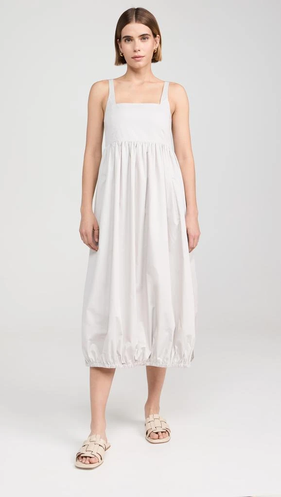 Tibi Eco Poplin Square Neck Sculpted Dress 6