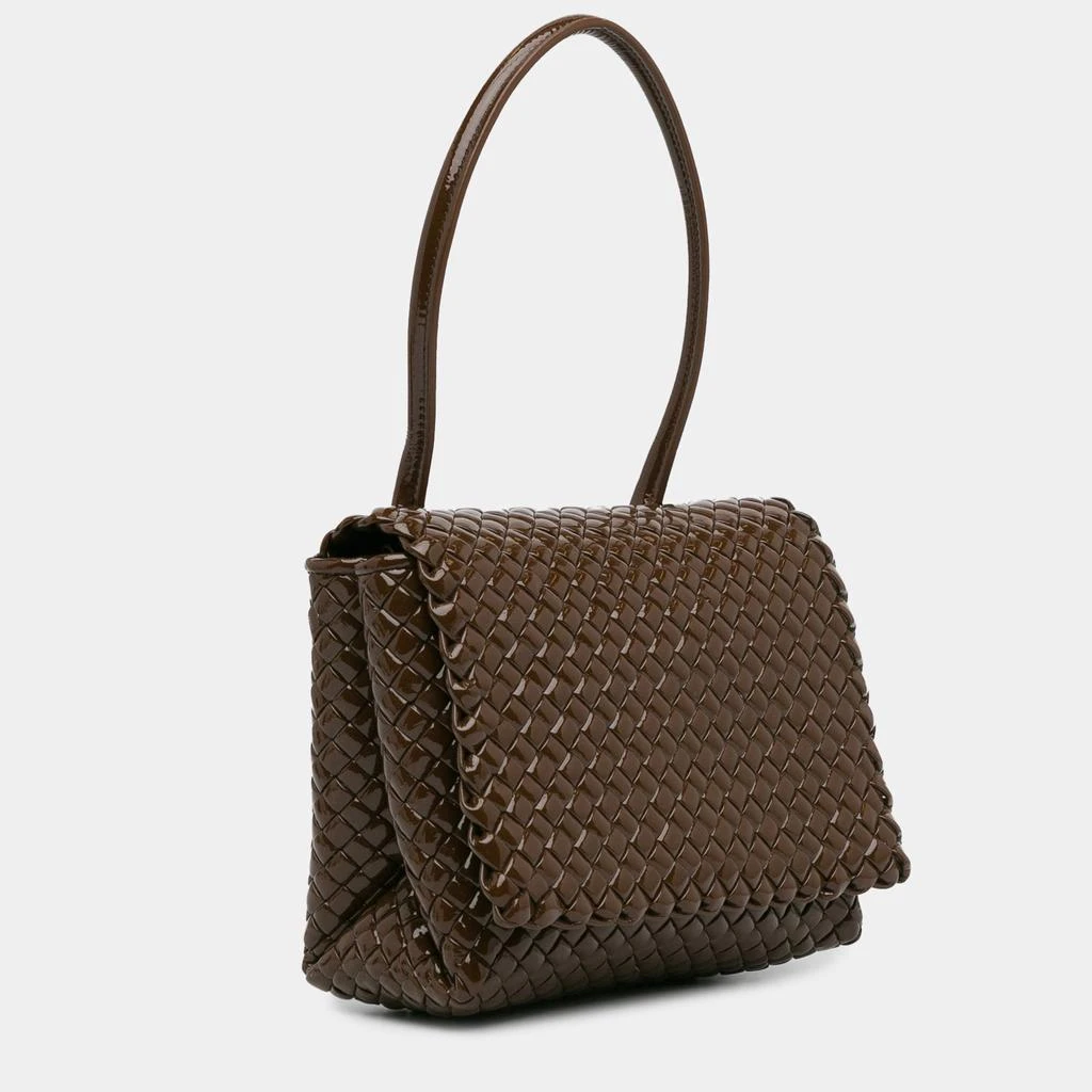 Bottega Veneta Bottega Veneta Brown Intrecciato Leather Patti Shoulder Bag 2
