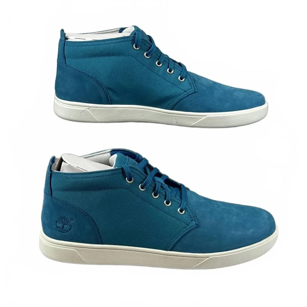 Timberland Groveton Chukka Boot SneakersBlue Leather Canvas SZ 12M Casual Kicks Timberland groveton mens chukka - Gem main image 4
