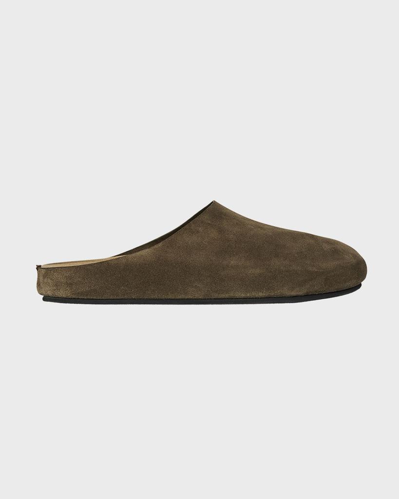 The Row Hugo Suede Easy Mules