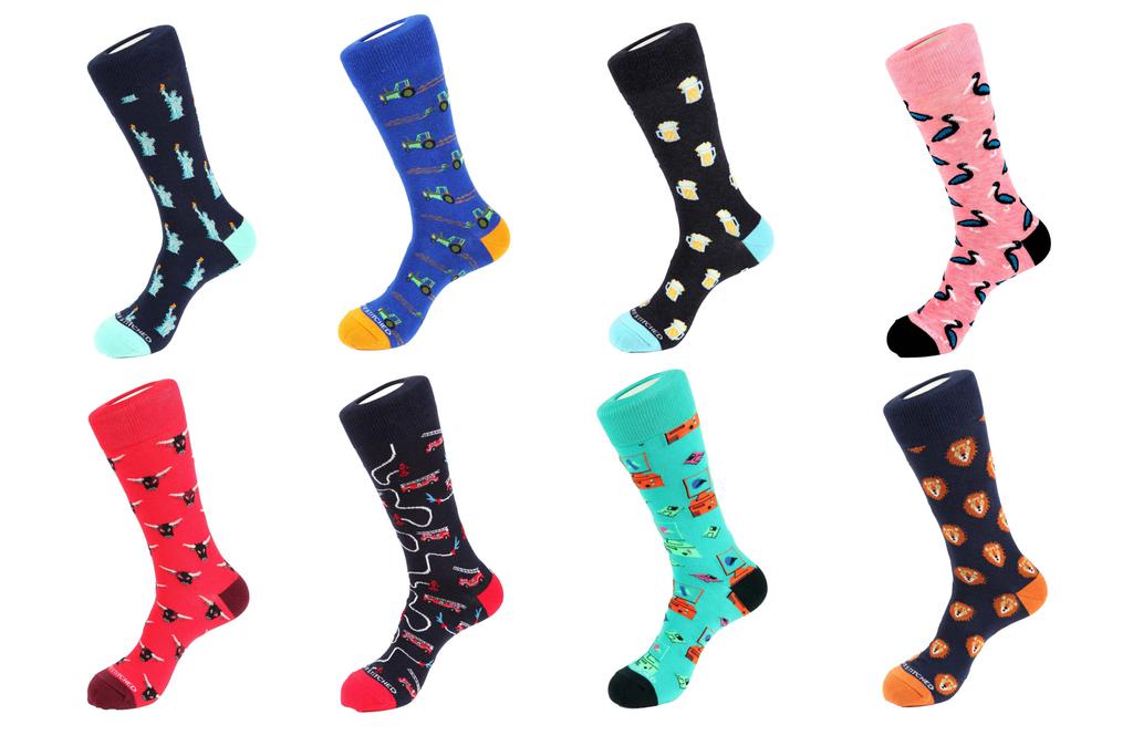 Unsimply Stitched 8 Pair Combo Pack Socks