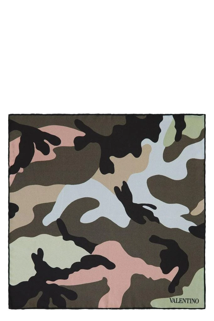 Valentino Valentino Camouflage Pocket Square