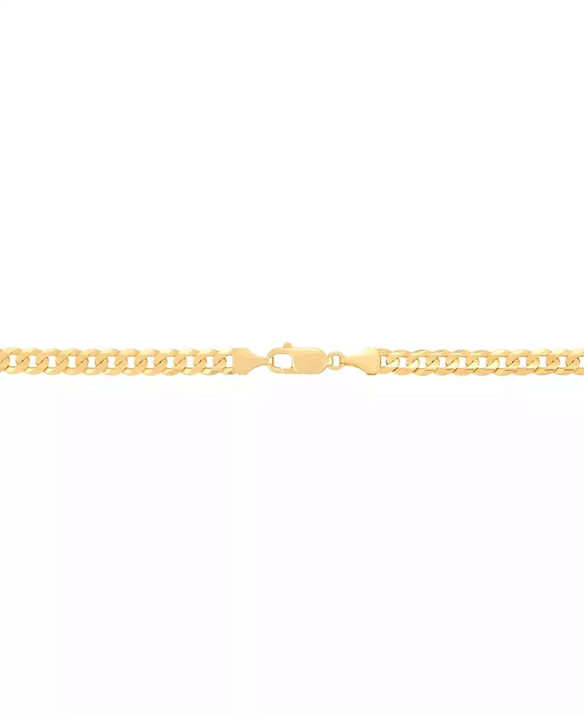 Italian Gold Polished Solid Curb Link 22" Chain Necklace (5-1/2mm) in 10k Gold 5