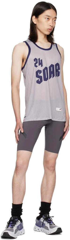 Soar Running Gray Half Tights Shorts 4