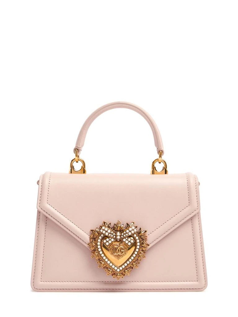 Dolce & Gabbana Mini Devotion Leather Top Handle Bag 1