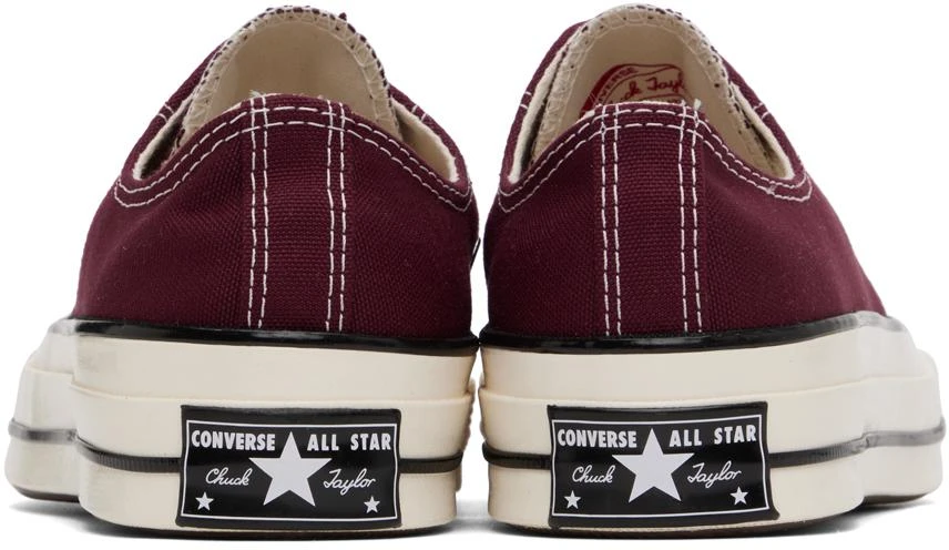 Converse Burgundy Chuck 70 Vintage Sneakers 2