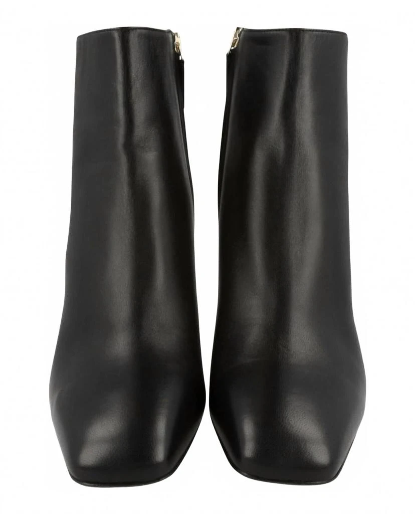Salvatore Ferragamo Women
s Leather Ankle Boots In Black 5