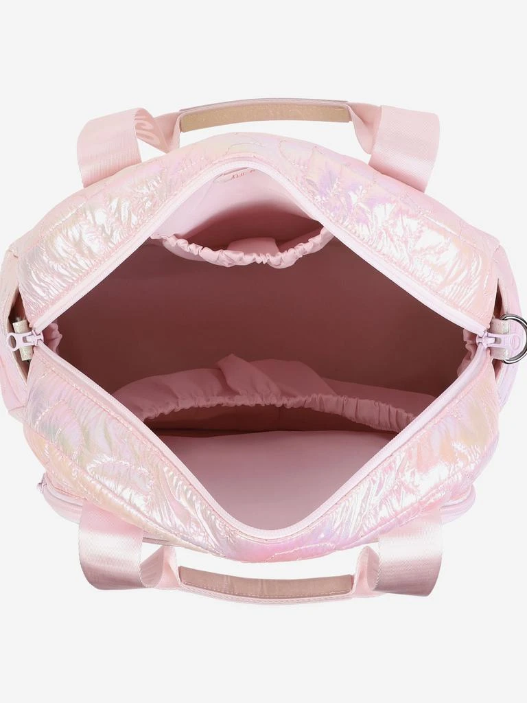 Billieblush Baby Girls Iridescent Quilted Changing Bag in Pink (41cm) 6