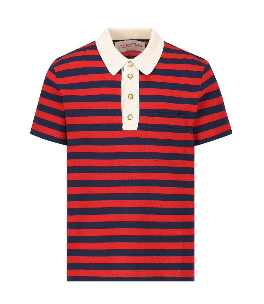 Valentino Polo shirt with V detail - Polo Shirts - Free Valentino Polo shirt with V detail - Polo Shirts - Free