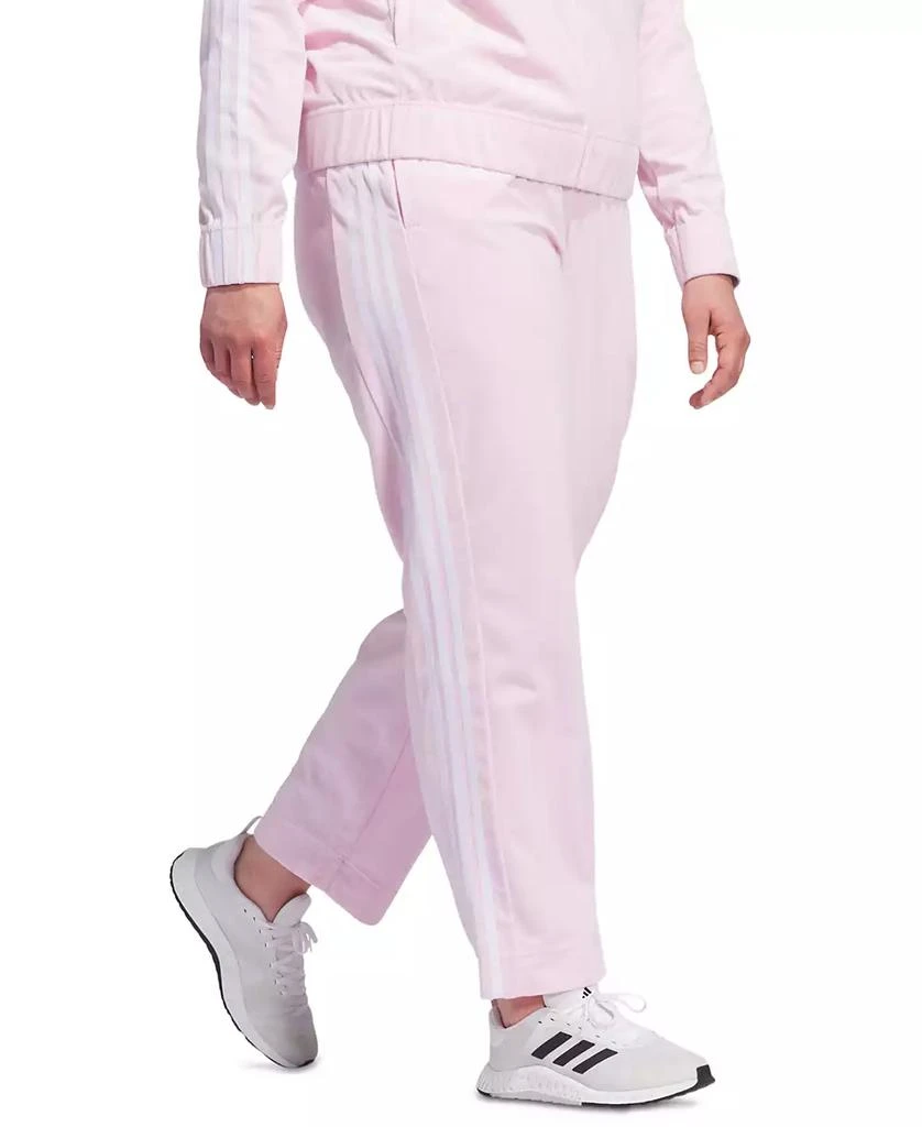 Adidas Plus Size Y2K Glam Velour Wide-Leg Track Pants 3