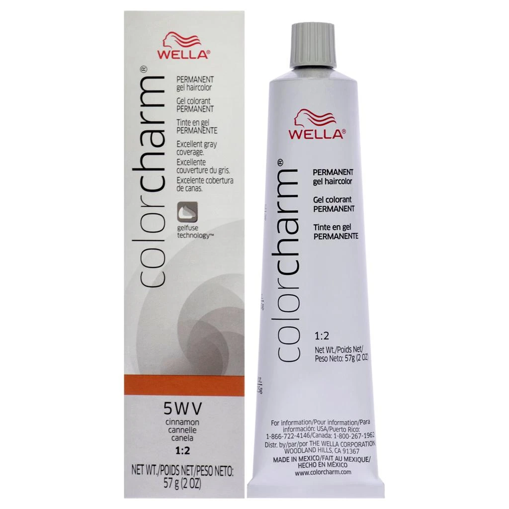 Wella Color Charm Permanent Hair Color Gel - 5WV Cinnamon by  for Women - 2 oz Hair Color 1