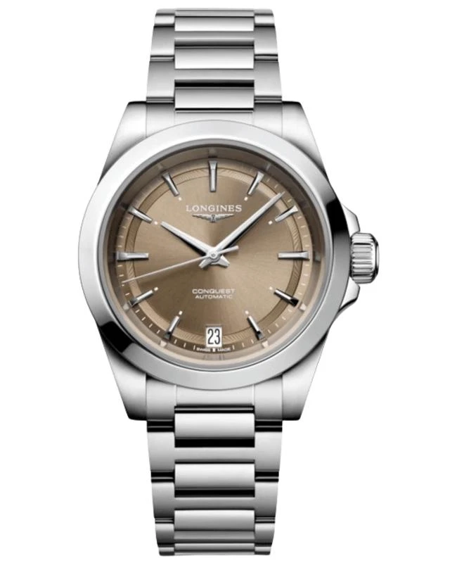 Longines Longines Conquest Automatic 34 mm Brown Dial Steel Women's Watch L3.430.4.62.6 1