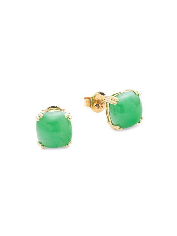 Effy May Jade�​​ 
14K Yellow Gold Stud Earrings 1