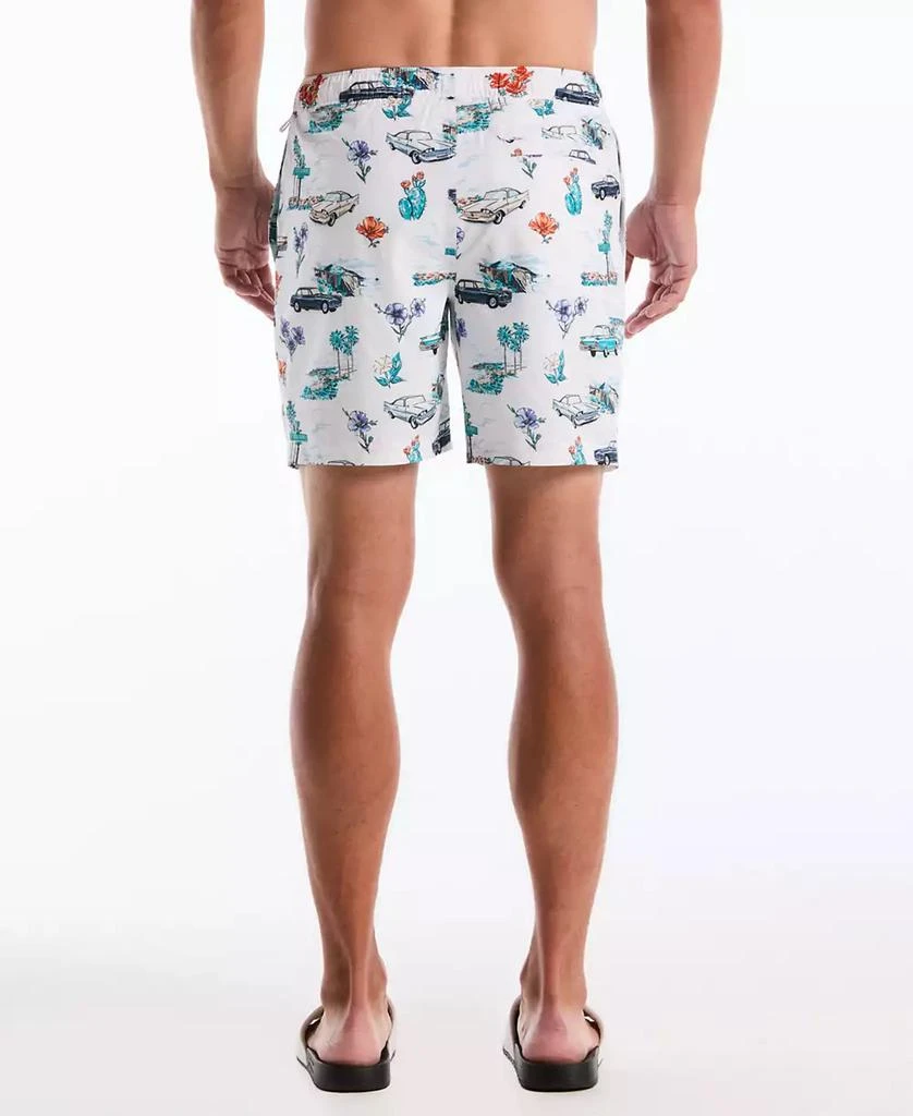 Original Penguin Men
s Car Print Swim Trunks 5