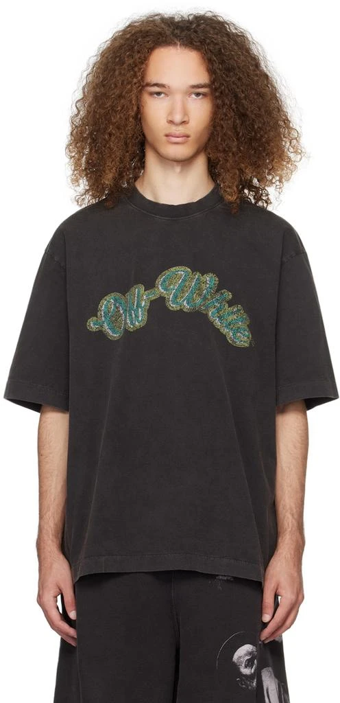 Off-White Black Bacchus Skate T-SHirt 1
