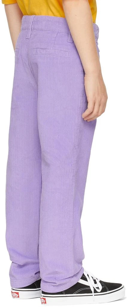 Drew House SSENSE Exclusive Kids Purple Painted Mascot Trousers 3
